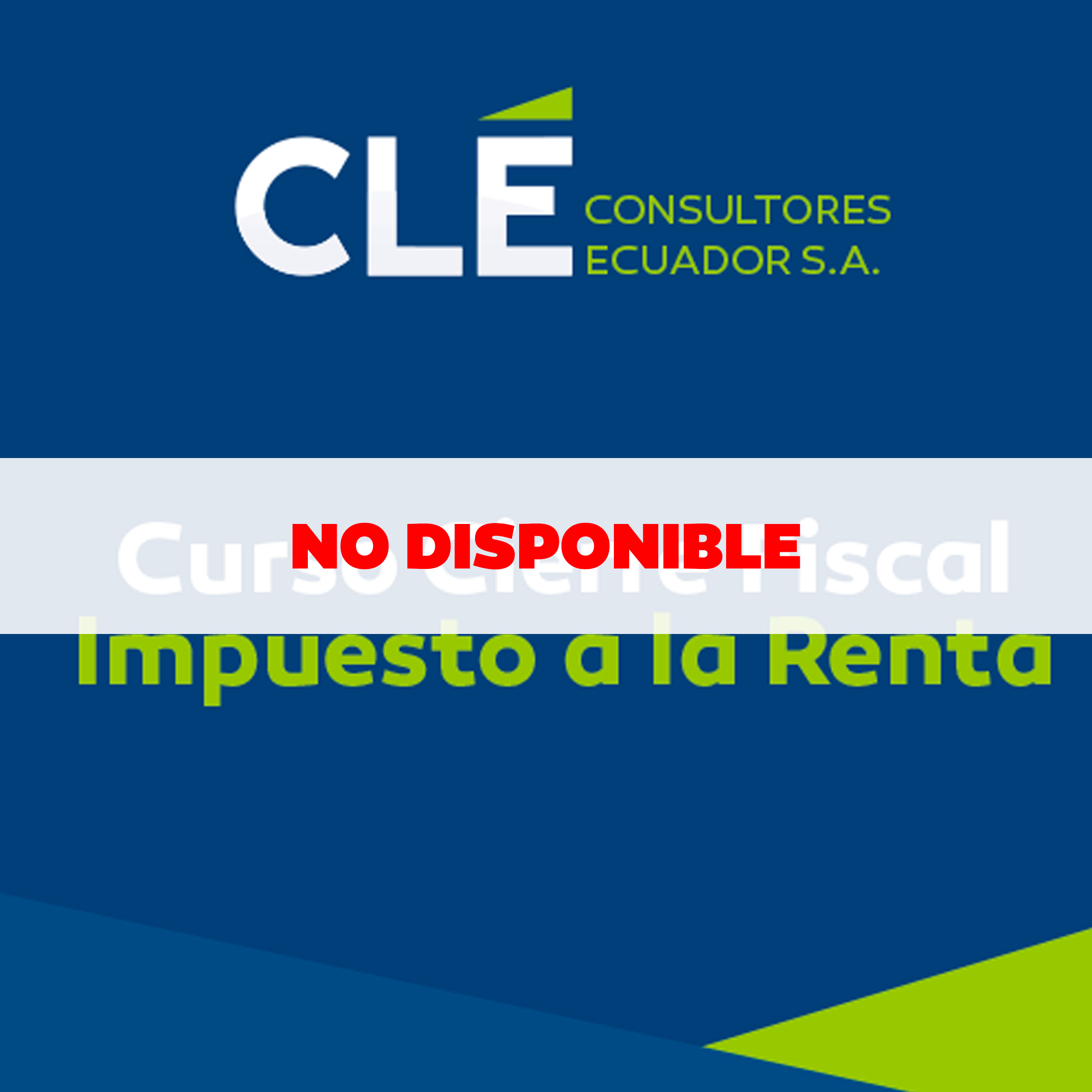 CURSO IR-NO DISPONIBLE