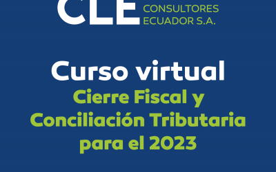 Curso virtual de Cierre Fiscal y Conciliación Tributaria 2023