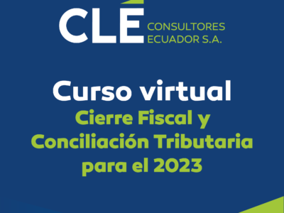 Curso virtual de Cierre Fiscal y Conciliación Tributaria 2023